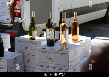 Foire Aux Vins in Notre-Dame de Bellecombe Stockfoto