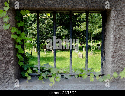 Heiliger Sand (Alter jüdischer Friedhof) in Worms, Deutschland. Stockfoto