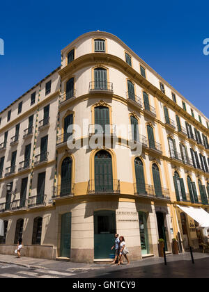 Geburtshaus des Malers Pablo Ruiz Picasso. Hauptstadt von Málaga, Costa Del Sol, Andalusien Spanien. Europa Stockfoto