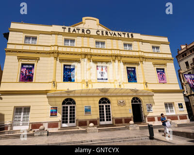 Teatro Cervantes. Hauptstadt von Málaga, Costa Del Sol, Andalusien Spanien. Europa Stockfoto