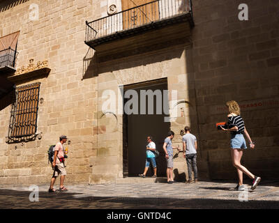 Picasso-Museum, Palacio Condes de Buenavista, Hauptstadt Málaga, Costa Del Sol, Andalusien Spanien. Europa Stockfoto