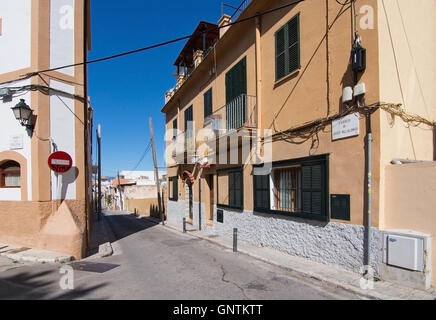 Straßenansicht in El Terreno in Palma De Mallorca, Balearen, Spanien am 4. April 2016. Stockfoto