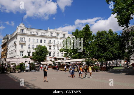 Cafe Gerbeaud, Vörösmarty ter (Quadrat), Belvaros, Budapest, Ungarn Stockfoto