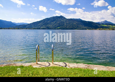 Lake Tegernsee, Bayern Stockfoto