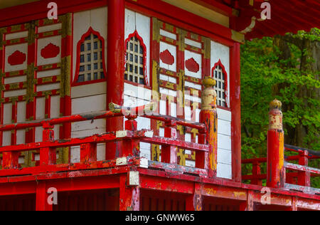Alte abgenutzte Pagode Stockfoto