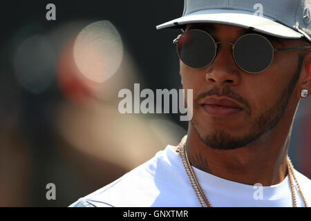 Monza, Italien. 01. Sep, 2016. Formel 1 Grand Prix von Italien, Fahrer an- und Pressekonferenz Tag. Mercedes AMG Petronas - Lewis Hamilton-Credit: Aktion Plus Sport/Alamy Live-Nachrichten Stockfoto