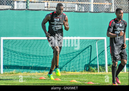 Nizza, Frankreich. 01. Sep, 2016. Schöne Fußball-Club am training Boden mit neuen Neuzugang Mario Balotelli auf Leihbasis vom FC Liverpool. Bildnachweis: Aktion Plus Sport/Alamy Live-Nachrichten Stockfoto