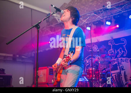 London, UK. 01. Sep, 2016. Gary Jarman die Krippen führt auf ovalen Platz am 1. September 2016 in London, England. Bildnachweis: Michael Jamison/Alamy Live-Nachrichten Stockfoto