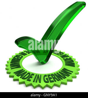 Made in Germany Stockfoto