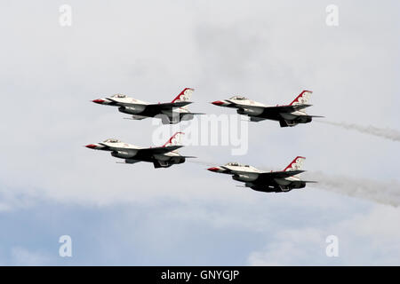 Chicago Air & Wasser zeigen 2016.  United States Air Force Thunderbirds Stockfoto