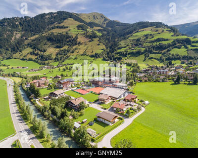 Luftaufnahme, Rauris, Raurisertal Tal, Pinzgauer, Salzburger Land, Österreich, Europa Stockfoto