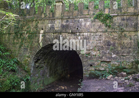 Sapperton Kanal Tunnel 'Daneway Eingang' auf der Themse und Severn Kanal, Gloucestershire, England, UK Stockfoto