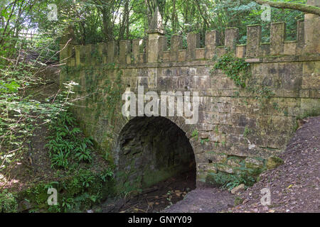 Sapperton Kanal Tunnel 'Daneway Eingang' auf der Themse und Severn Kanal, Gloucestershire, England, UK Stockfoto