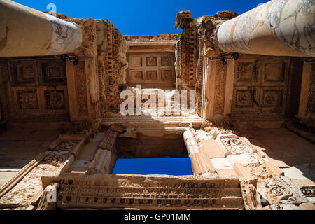 Alte Ruinen in Ephesus. Turkei Stockfoto