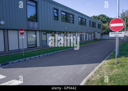 Corby Notfallambulanz Zentrum Stockfoto