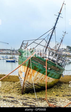 Schiffsfriedhof, Camaret-Sur-Mer, Departement Finistere, Bretagne Frankreich Stockfoto