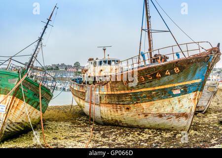 Schiffsfriedhof, Camaret-Sur-Mer, Departement Finistere, Bretagne Frankreich Stockfoto