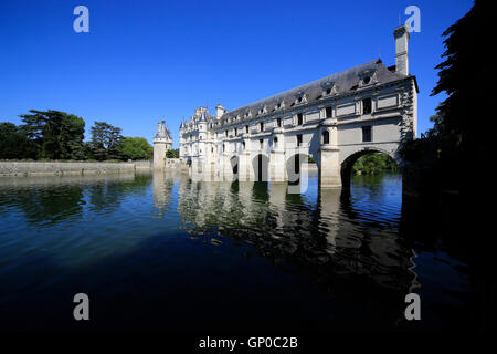 Chateau de Chenonceau französische Schlösser Loire-Tal Stockfoto