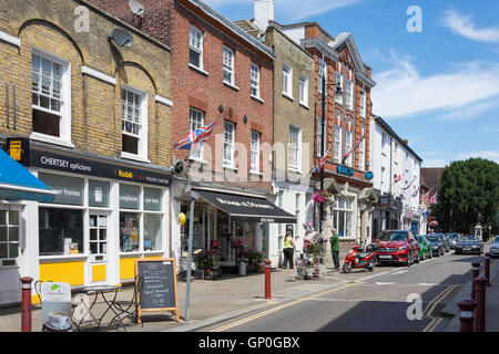 Guildford Street, Chertsey, Surrey, England, Vereinigtes Königreich Stockfoto