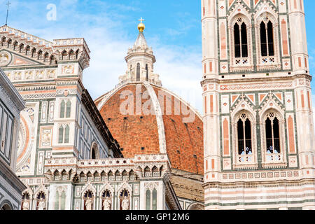 Zentralen Dom in Florenz Stockfoto