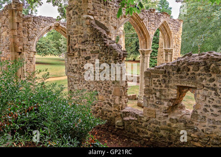 Abbey Ruinen Abingdon Oxfordshire UK Stockfoto