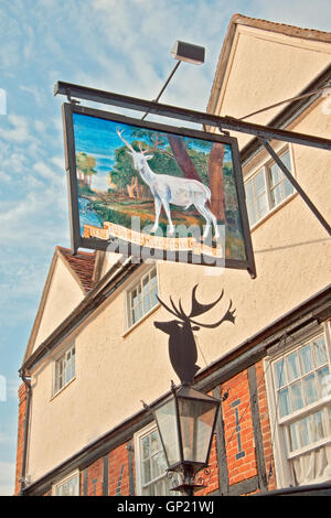 De Dorchester auf Themse White Hart Inn Stockfoto