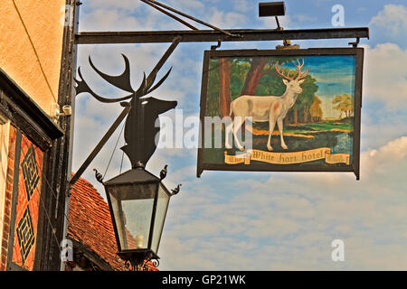 De Dorchester auf Themse White Hart Inn Stockfoto