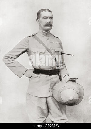 Lord Kitchener of Khartoum.  Feldmarschall Horatio Herbert Kitchener, 1. Earl Kitchener, 1850 –1916.  Senior, britischer Offizier und Kolonialbeamter. Stockfoto