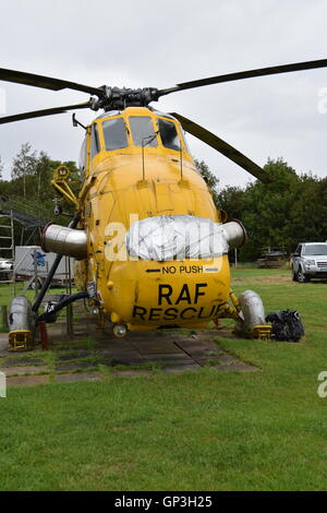 RAF Wessex helicopter bei East Midlands air Museum. Stockfoto