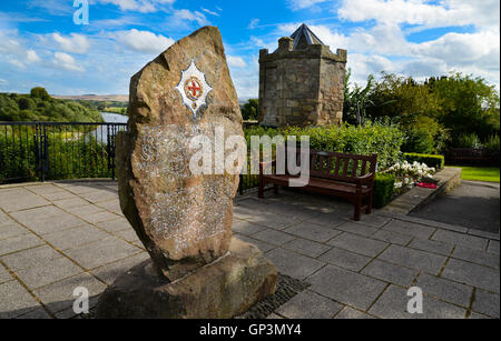 Coldstream Guards Denkmal in Henderson Park, Coldstream, Scottish Borders, Schottland Stockfoto