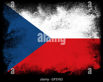 Pulver zu malen in den Farben der Flagge der Ungarn auf schwarzem Hintergrund isoliert explodiert. Abstrakte Teilchen Explosion der bunten Staub. Stockfoto