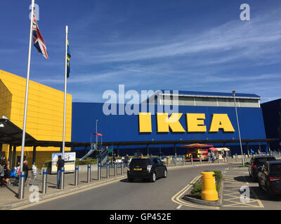 IKEA Einrichtungshaus in Theale in der Nähe von Reading, Berkshire. Foto Tony Gale Stockfoto