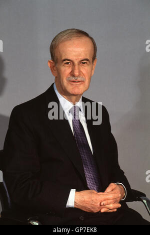 Damaskus Hafez Al Assad im Präsidentenpalast in Damaskus der 1990er-Jahre Stockfoto