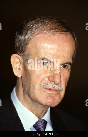 Damaskus Hafez Al Assad im Präsidentenpalast in Damaskus der 1990er-Jahre Stockfoto