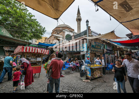 Kemeralti Basar Altstadt in Izmir, Türkei Stockfoto