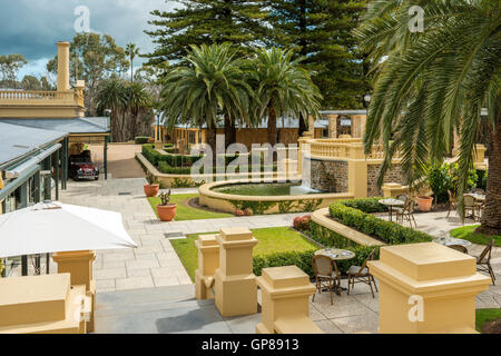 Das renovierte Seppeltsfield Weingut Komplex im Barossa Valley, South Australia, Australien. Stockfoto