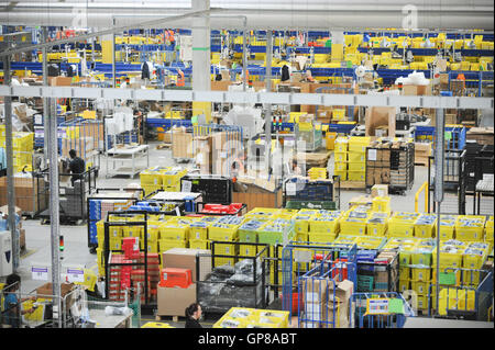 Swansea, Wales, Großbritannien. 1. September 2016 News Amazon riesige UK Vertrieb Zentrum in Swansea Stockfoto