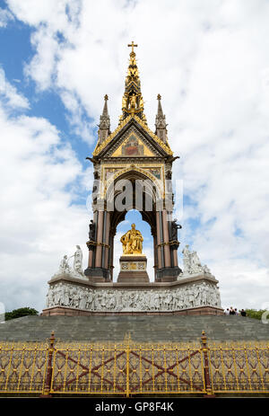 Prinz-Albert-Denkmal in London, England Stockfoto