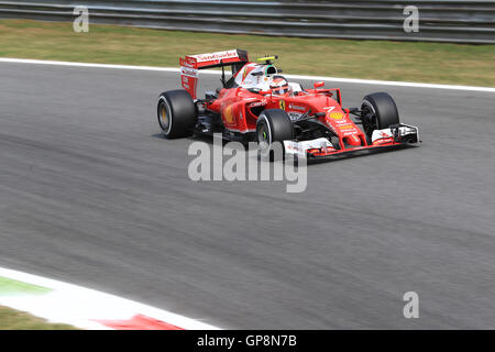 Monza, Italien. 01. Sep, 2016. Formel 1 Grand Prix von Italien, freie übe Tag. Scuderia Ferrari SF16-H – Kimi Räikkönen Credit: Aktion Plus Sport/Alamy Live-Nachrichten Stockfoto