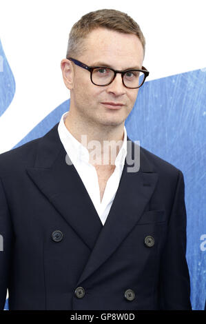 Venedig, Italien. 02. Sep, 2016. Nicolas Winding Refn während der "Dawn Of The Dead - Europäische geschnitten (Zombi, 1978)" Photocall auf der 73. Venice International Film Festival am 2. September 2016 | Verwendung Weltweit/Picture Alliance Credit: Dpa/Alamy Live-Nachrichten Stockfoto