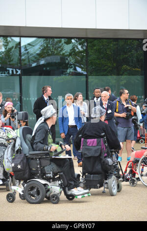 Olympiapark, Stratford, London, UK. 3. September 2016. Paralympics Day und Liberty Festival, Olympiapark Stockfoto