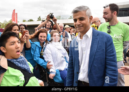 Olympiapark, Stratford, London, UK. 3. September 2016. Paralympics Day und Liberty Festival, Olympiapark Stockfoto
