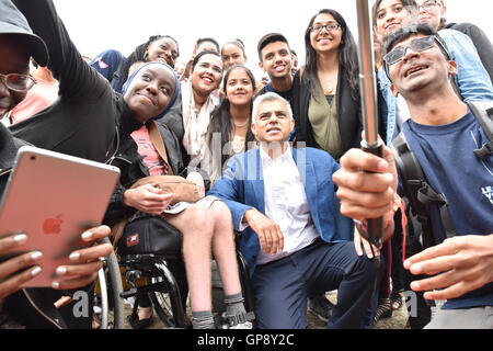 Olympiapark, Stratford, London, UK. 3. September 2016. Paralympics Day und Liberty Festival, Olympiapark Stockfoto