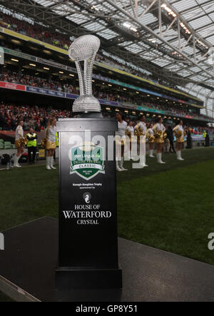 Aviva Stadion, Dublin, Irland. 03rd September 2016. American College-Football. Boston College gegen Georgia Tech. Die Spiel-Trophäe. © Aktion Plus Sport/Alamy Live-Nachrichten Stockfoto