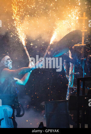 Hull, Großbritannien. 2. September 2016. Kampf der Drums, Freiheit Festival, Hull, UK Credit: Matthew appleyard/alamy leben Nachrichten Stockfoto