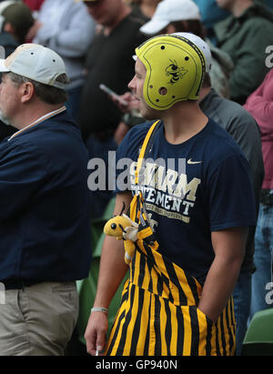 Aviva Stadion, Dublin, Irland. 03rd September 2016. American College-Football. Boston College gegen Georgia Tech. Georgia Tech Fan. © Aktion Plus Sport/Alamy Live-Nachrichten Stockfoto