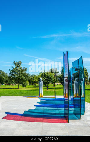 Das National Memorial Arboretum in der Nähe von Alrewas in Staffordshire - Dies ist das Marine Service-Ehrenmal Stockfoto