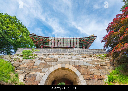 Namhansanseong Festung in Seoul Korea, Namhansanseong Berg Stockfoto