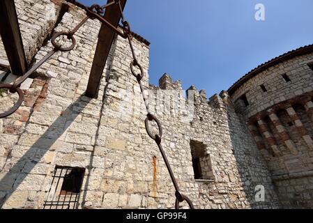 Brescia Schloss Castello di Brescia, Brescia, Lombardei, Italien Stockfoto