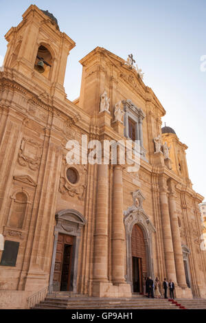 Chiesa Madre, Marsala Kathedrale, Piazza Della Repubblica, Marsala, Sizilien, Italien Stockfoto